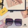 Fendi 2024 New Arrival F Logo Fashion Sunglasses Retro Trendy Square Frame UV Protection Slimming Sunglasses Ins Style