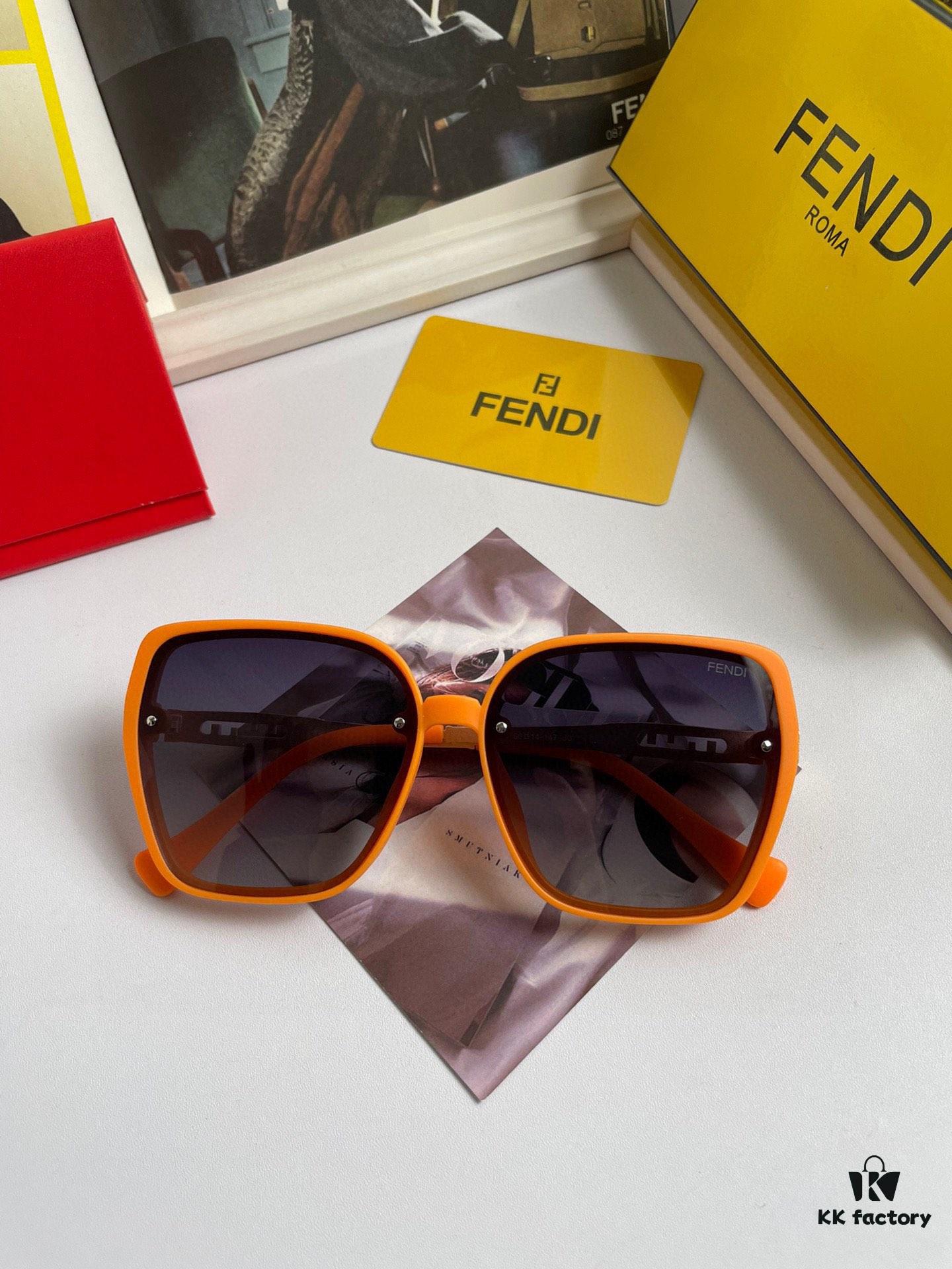 Fendi Women's Polarized Sunglasses, Fashionable Face-Framing Design, Luxury Style, 7233 Eyewear