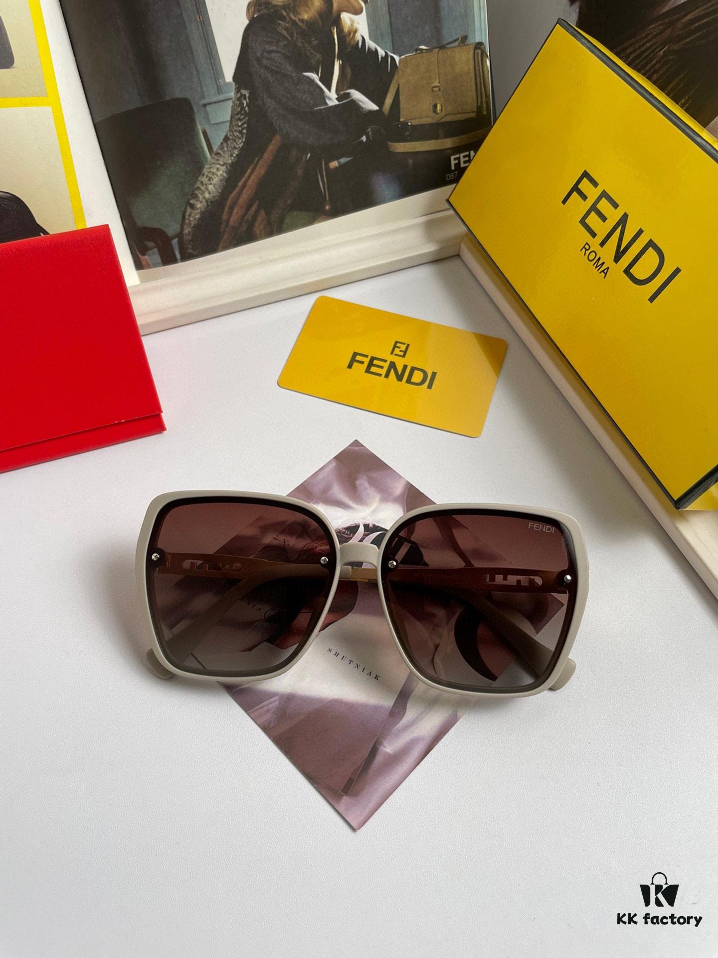 Fendi Women's Polarized Sunglasses, Fashionable Face-Framing Design, Luxury Style, Model 7233