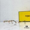FENDI Model: FE4075 Small Diamond-Embedded Frameless Eyeglasses Sunglasses Size: 57-19-145