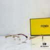 FENDI Model: FE4075 Small Diamond-Embedded Frameless Eyeglasses Sunglasses Size: 57-19-145