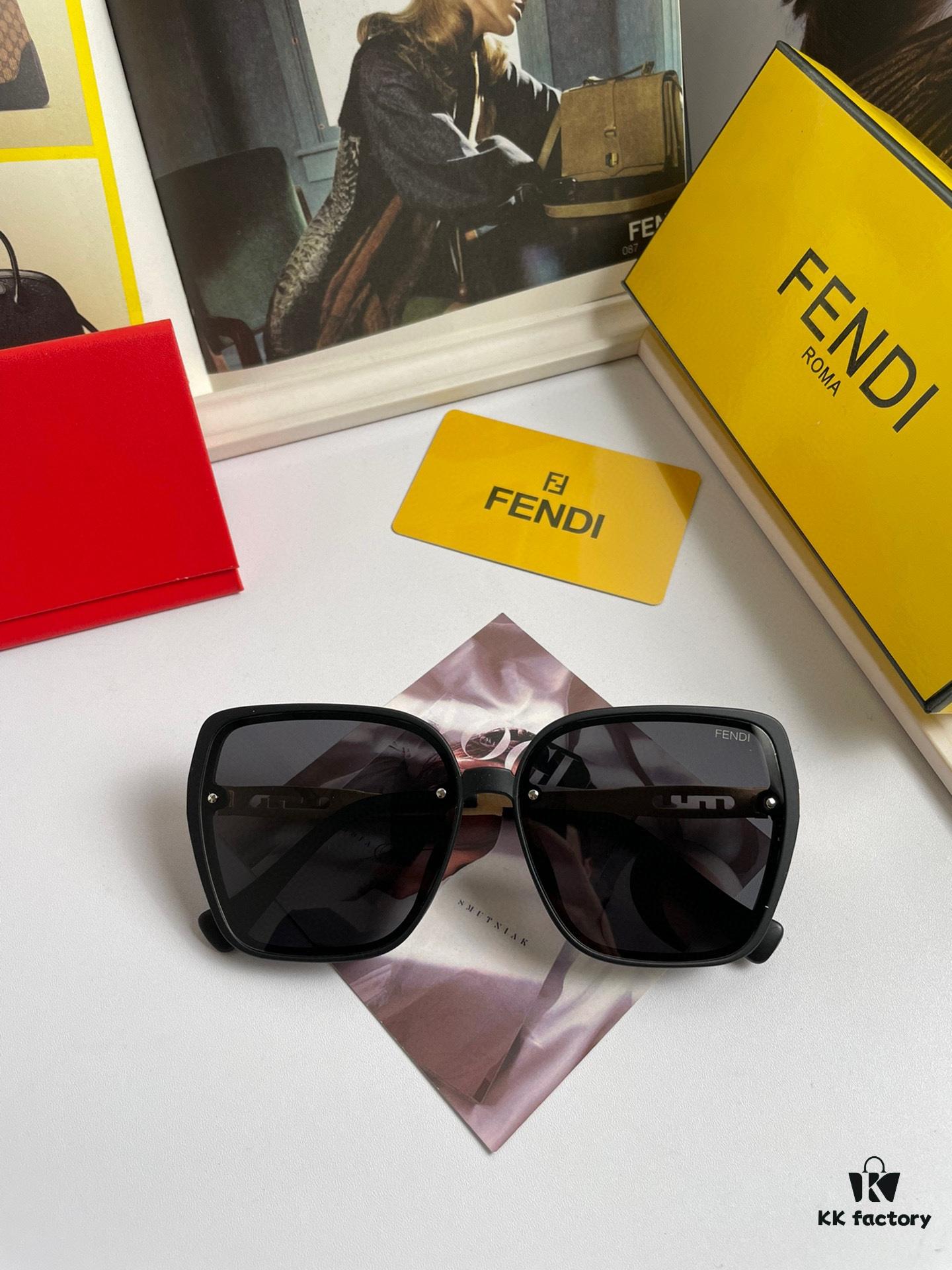 Fendi Women's Polarized Sunglasses, Fashionable Face-Framing Design, Luxury Style, 7233 Eyewear
