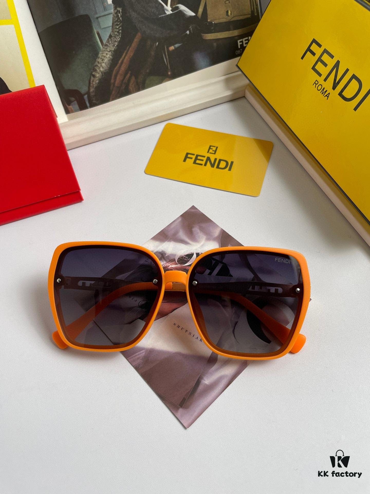 Fendi Women's Polarized Sunglasses, Fashionable Face-Framing Design, Luxury Style, 7233 Eyewear