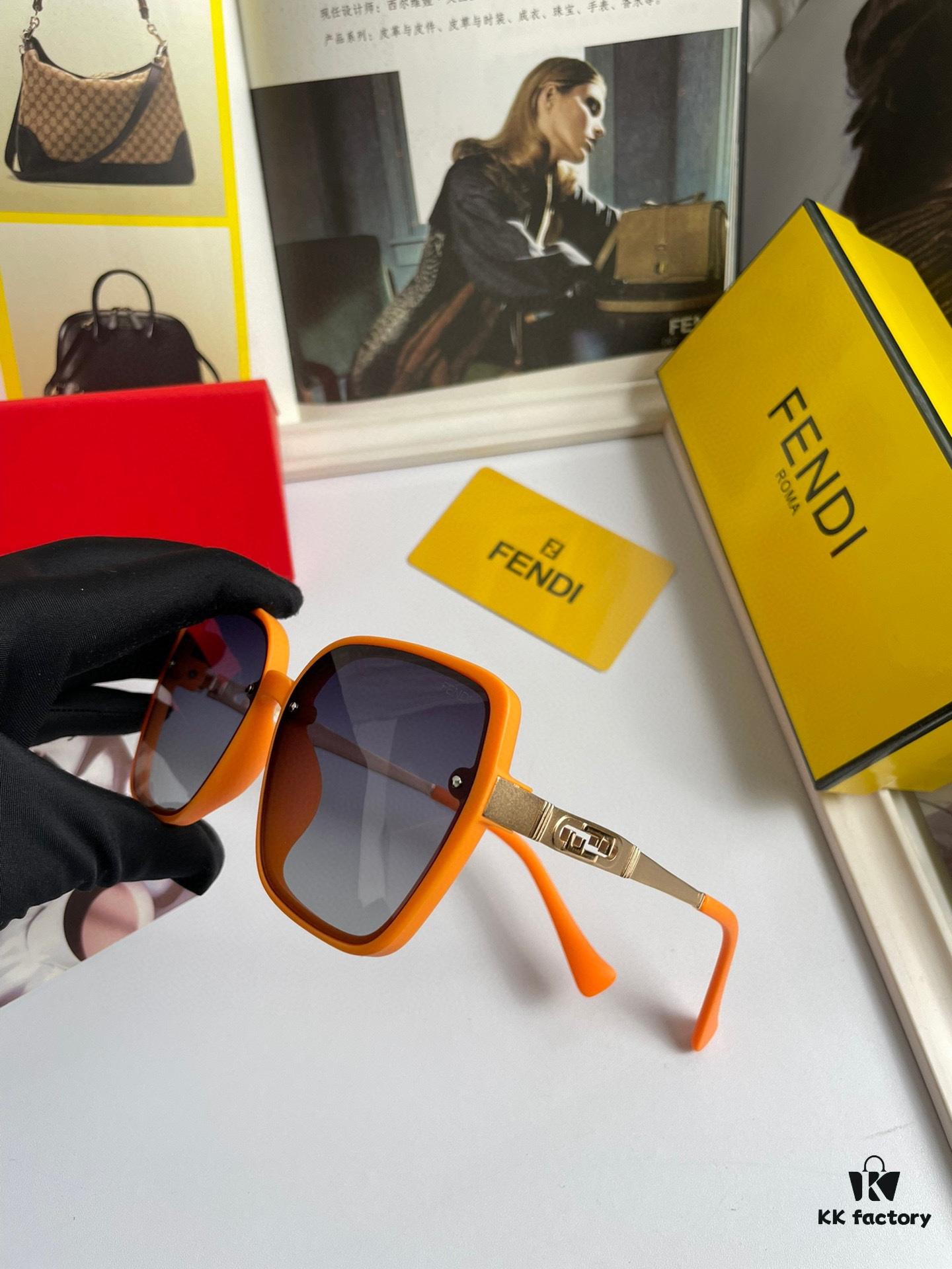 Fendi Women's Polarized Sunglasses, Fashionable Face-Framing Design, Luxury Style, 7233 Eyewear