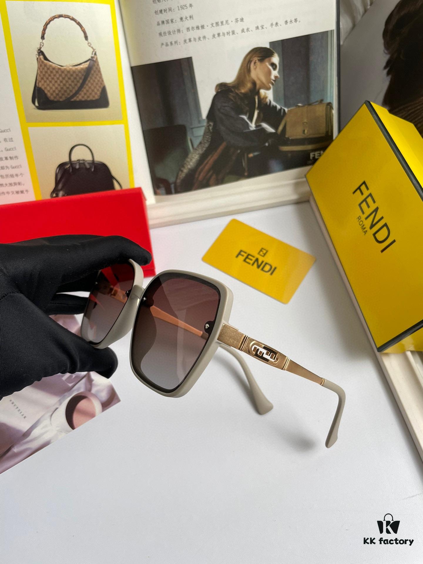 Fendi Women's Polarized Sunglasses, Fashionable Face-Framing Design, Luxury Style, 7233 Eyewear