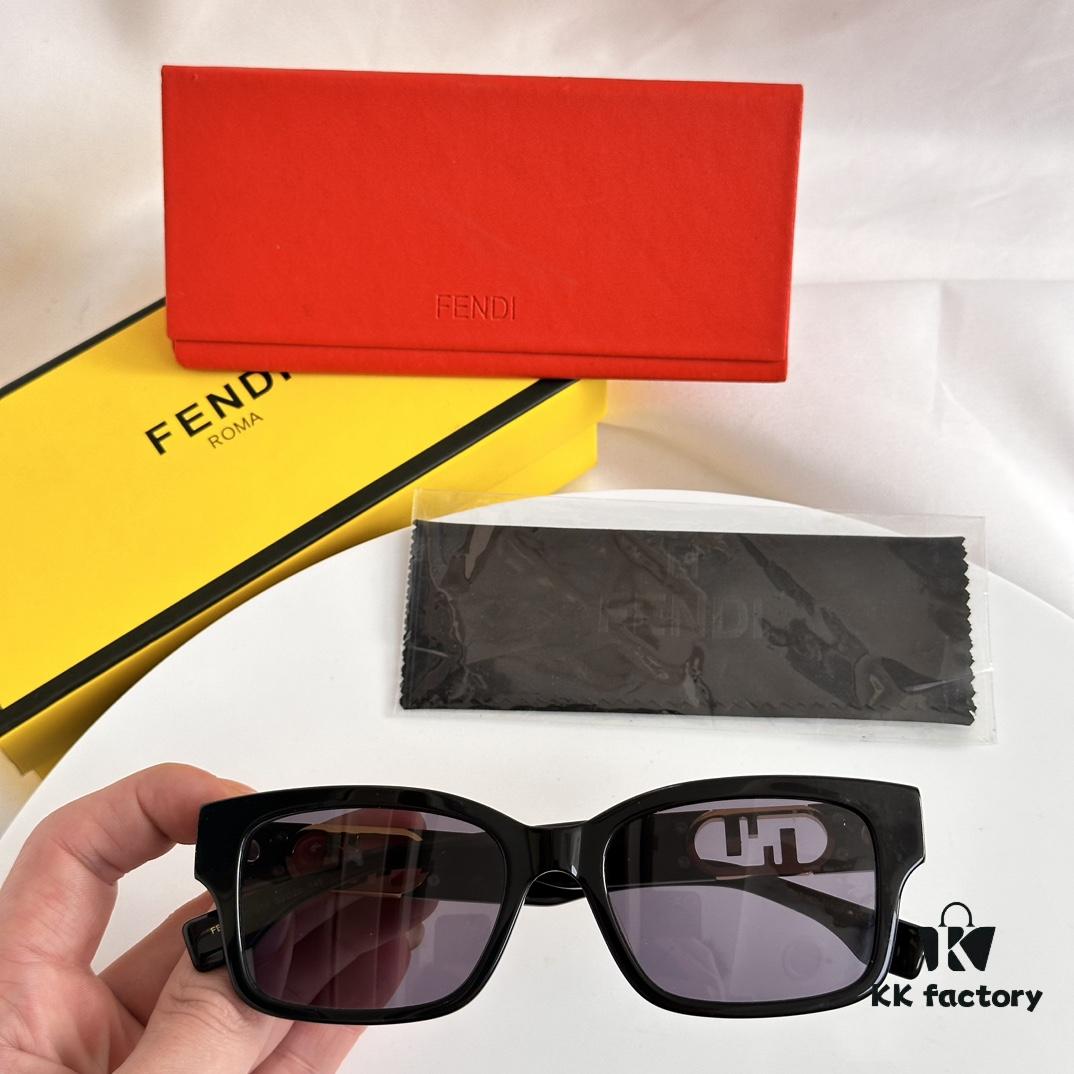 Authentic FENDI Women's Sunglasses Summer 2022 New Arrival UV Protection Anti-Glare Eyewear FE40050F