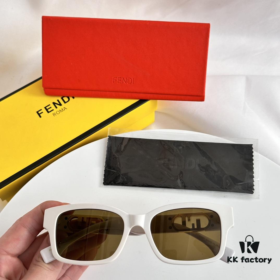 Authentic FENDI Women's Sunglasses Summer 2022 New Arrival UV Protection Anti-Glare Eyewear FE40050F