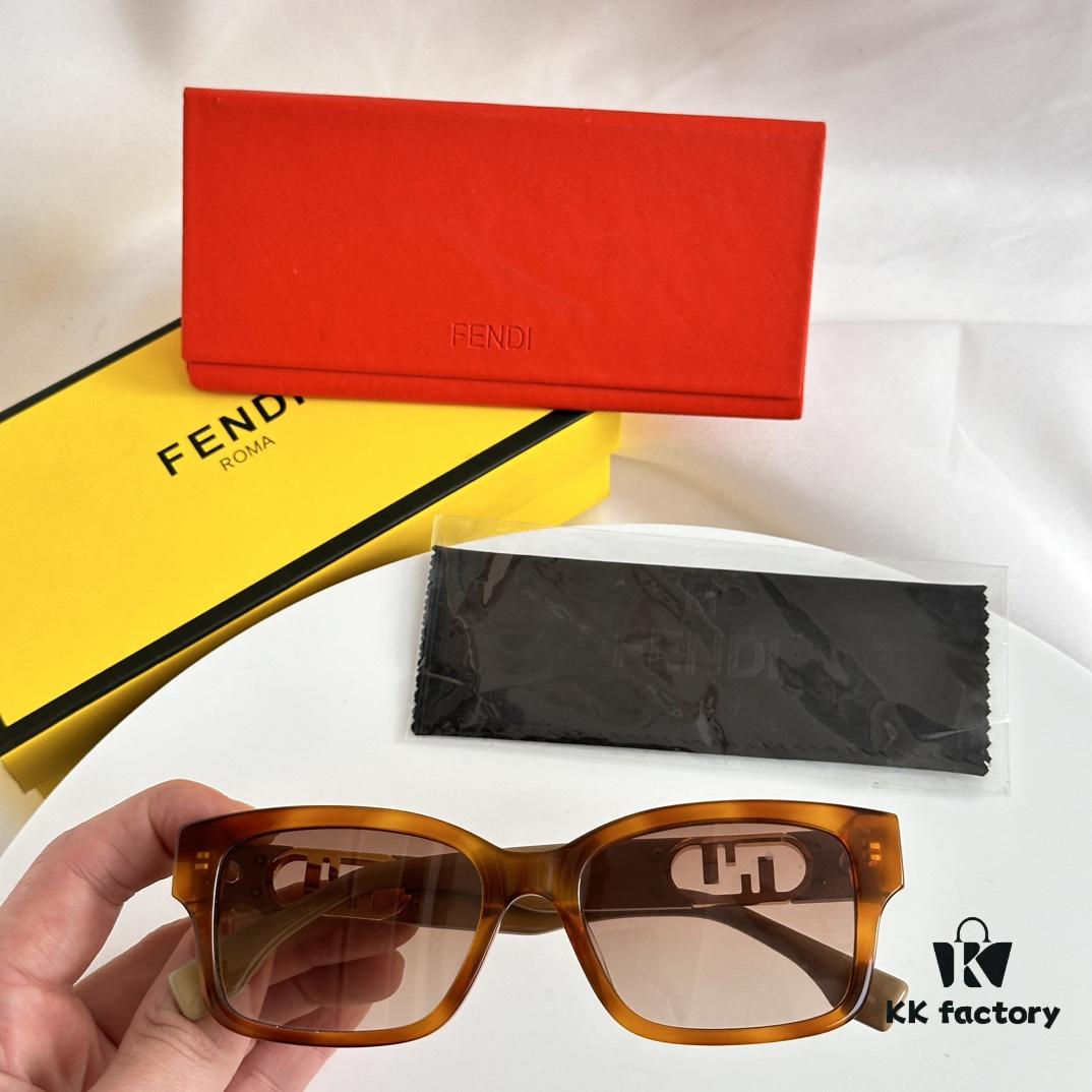 Authentic FENDI Women's Sunglasses Summer 2022 New Arrival UV Protection Anti-Glare Eyewear FE40050F