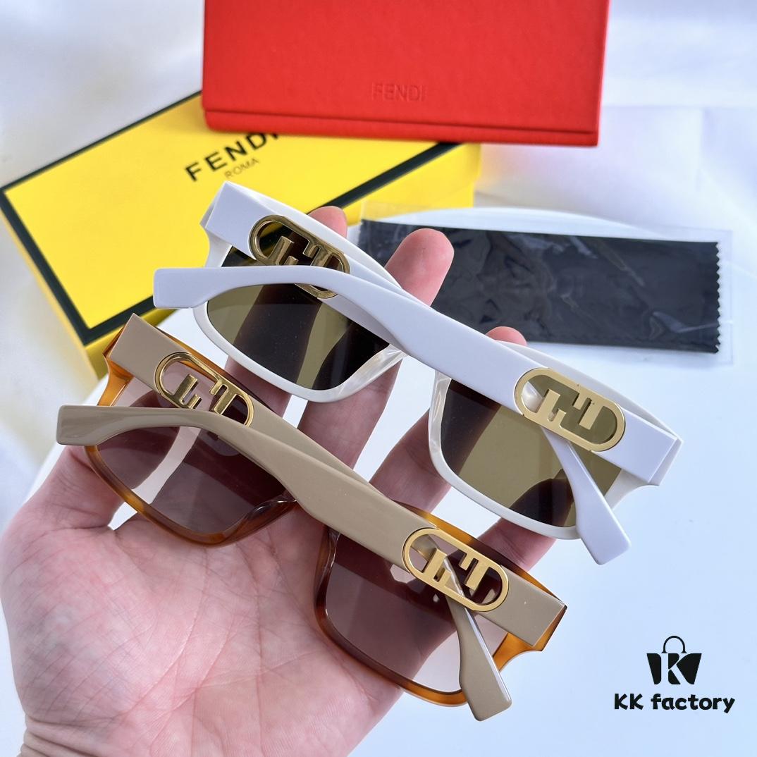 Authentic FENDI Women's Sunglasses Summer 2022 New Arrival UV Protection Anti-Glare Eyewear FE40050F