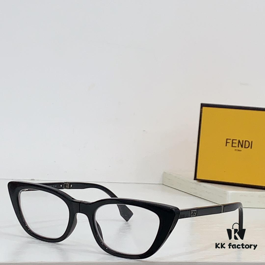 Fendi Folding Sunglasses with Logo Subtle Pattern