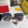 New Fendi Women's Polarized Sunglasses, Fashionable Face-Framing Design, Luxury Style