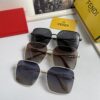New Fendi Women's Polarized Sunglasses, Fashionable Face-Framing Design, Luxury Style