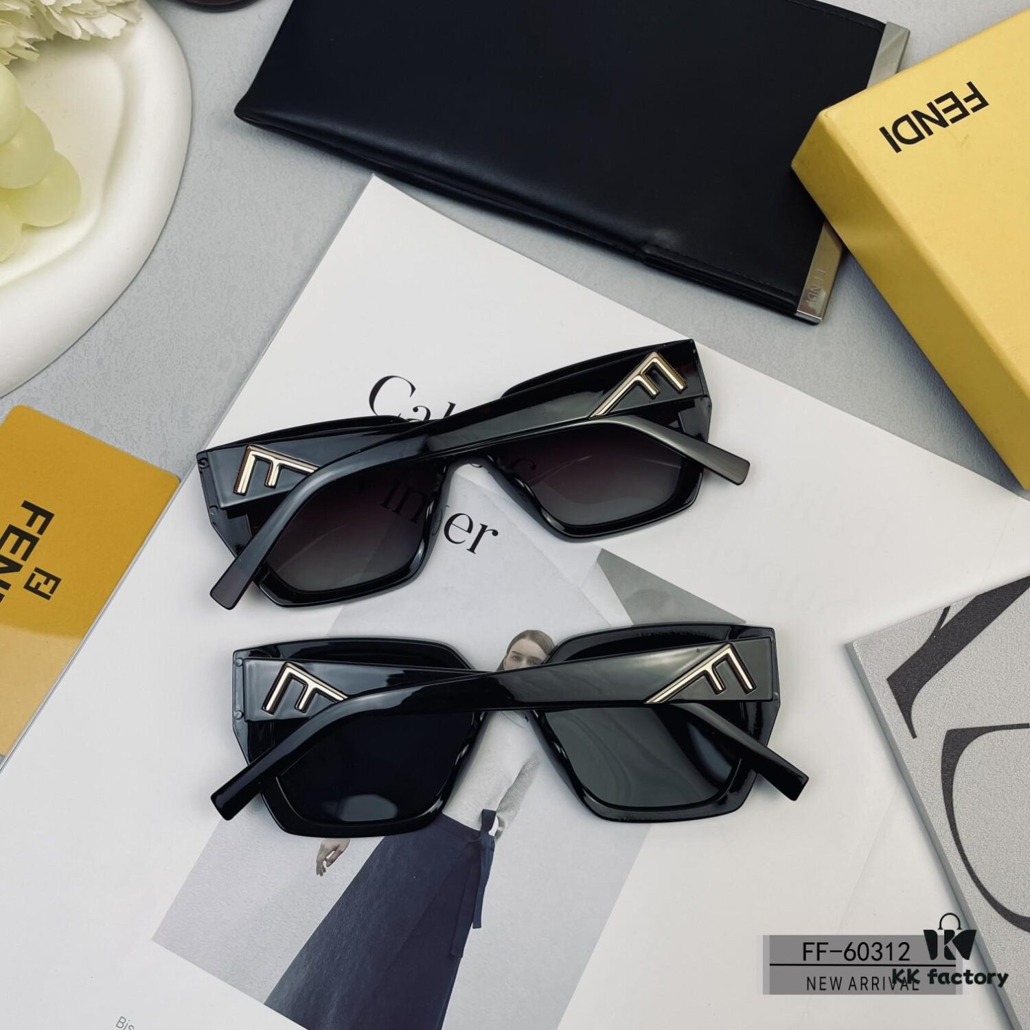 FENDI Italy | Polarized Sunglasses with TR90 Frame and POLAROID Resin Lenses