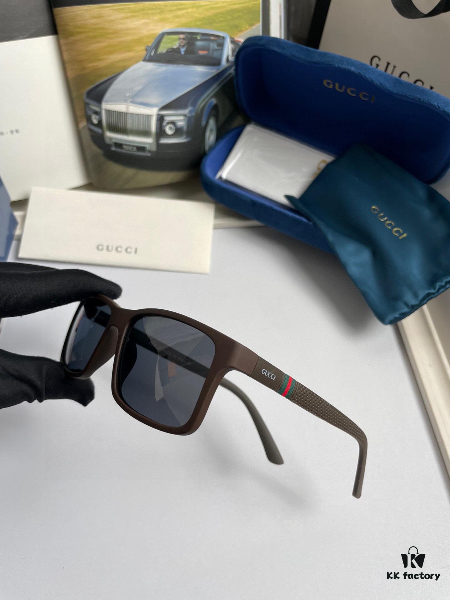 New Arrival 💥 Brand: Gucci Men's and Women's Polarized Sunglasses 🕶️