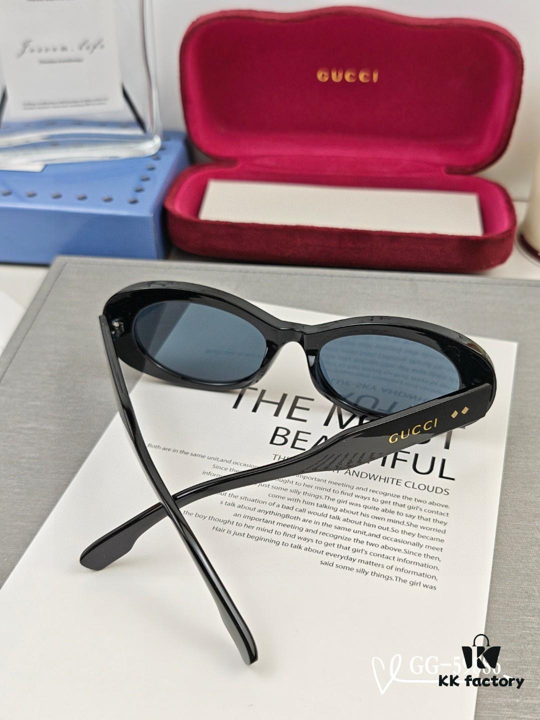 GUCCI Italy - Polarized HD Resin Lenses, Lightweight TR Frame Sunglasses, Model: 59886, Size: 57-16-148