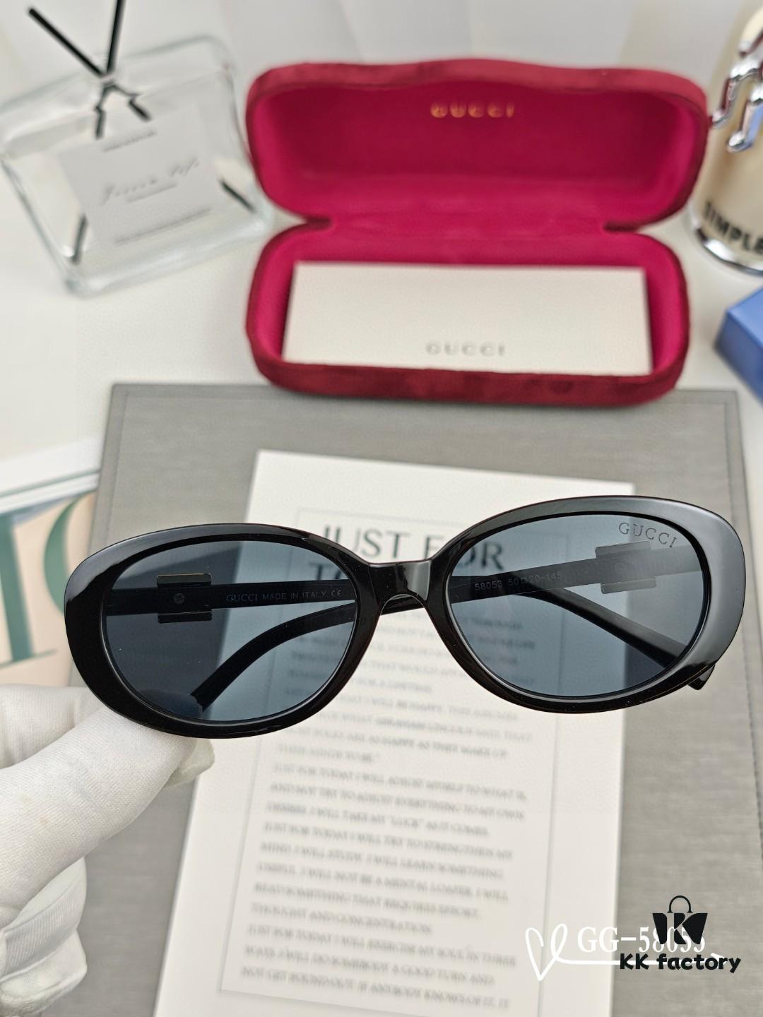 GUCCI Italy - Polarized TR Lightweight Sunglasses with HD Resin Lenses, Model: 58053