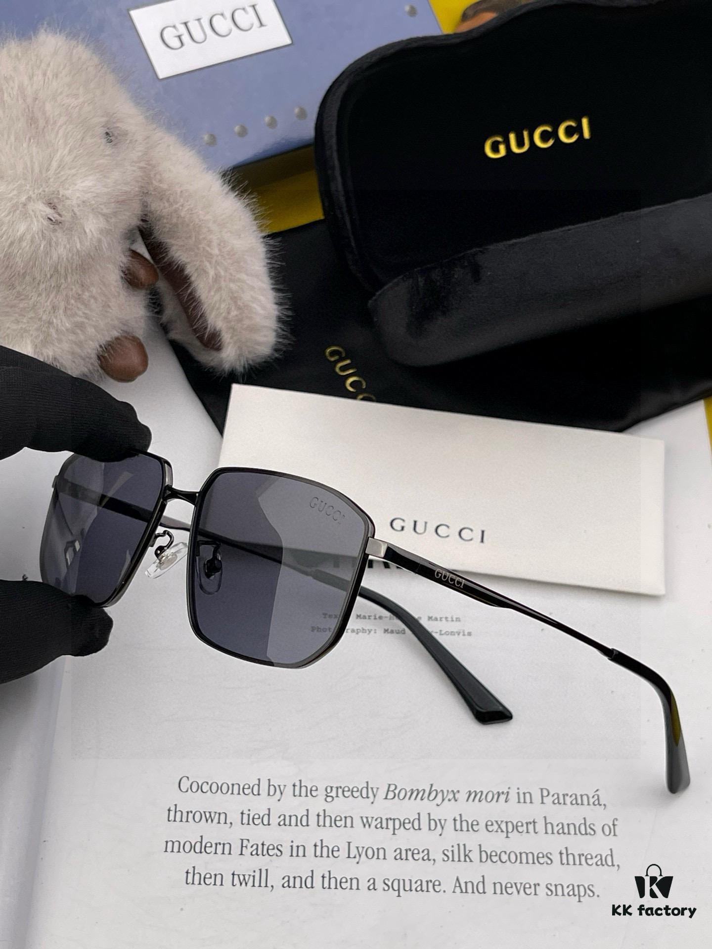 GUCCI Men's Colorful Pilot Polarized Sunglasses