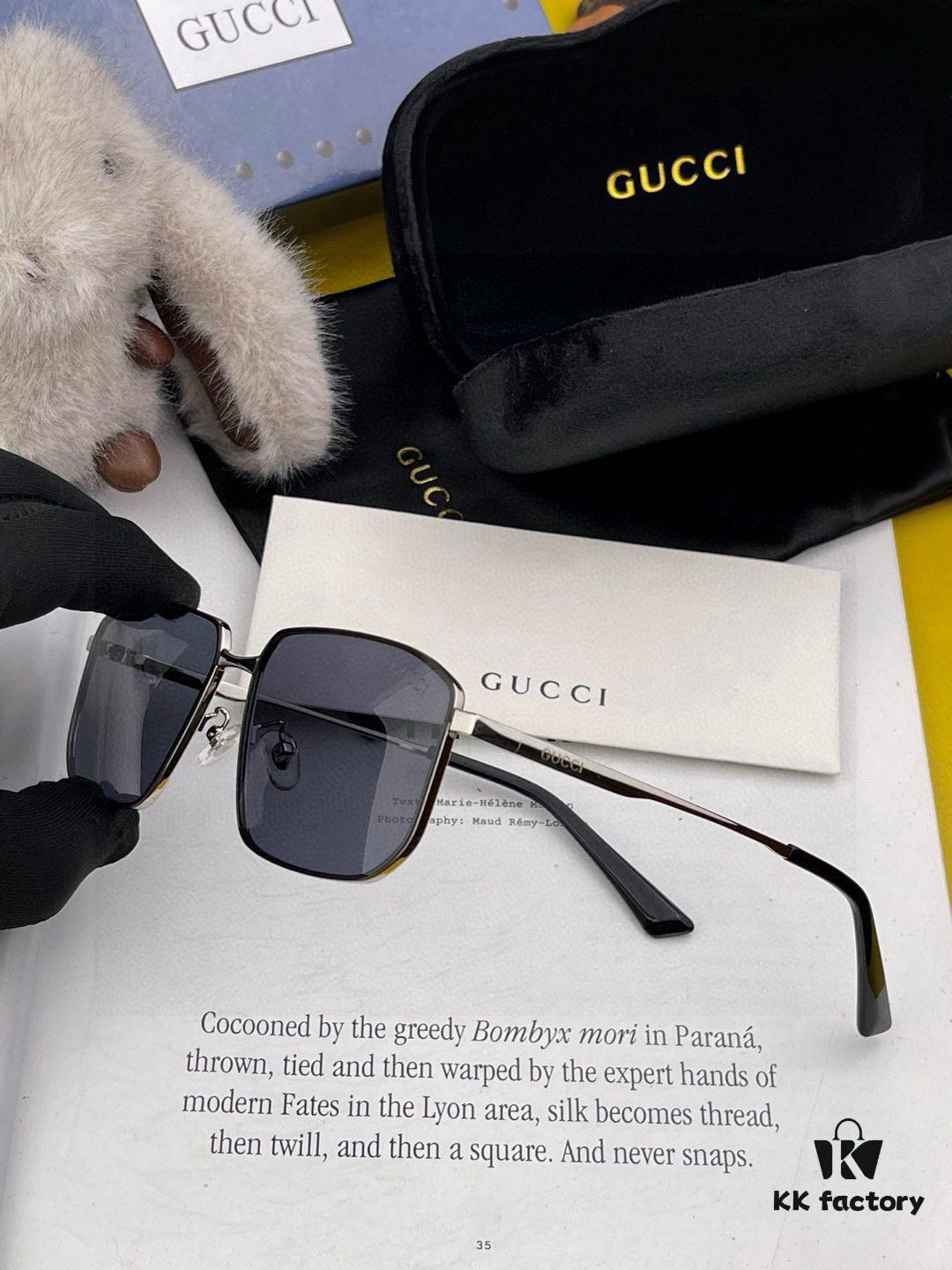 GUCCI Men's Colorful Pilot Polarized Sunglasses