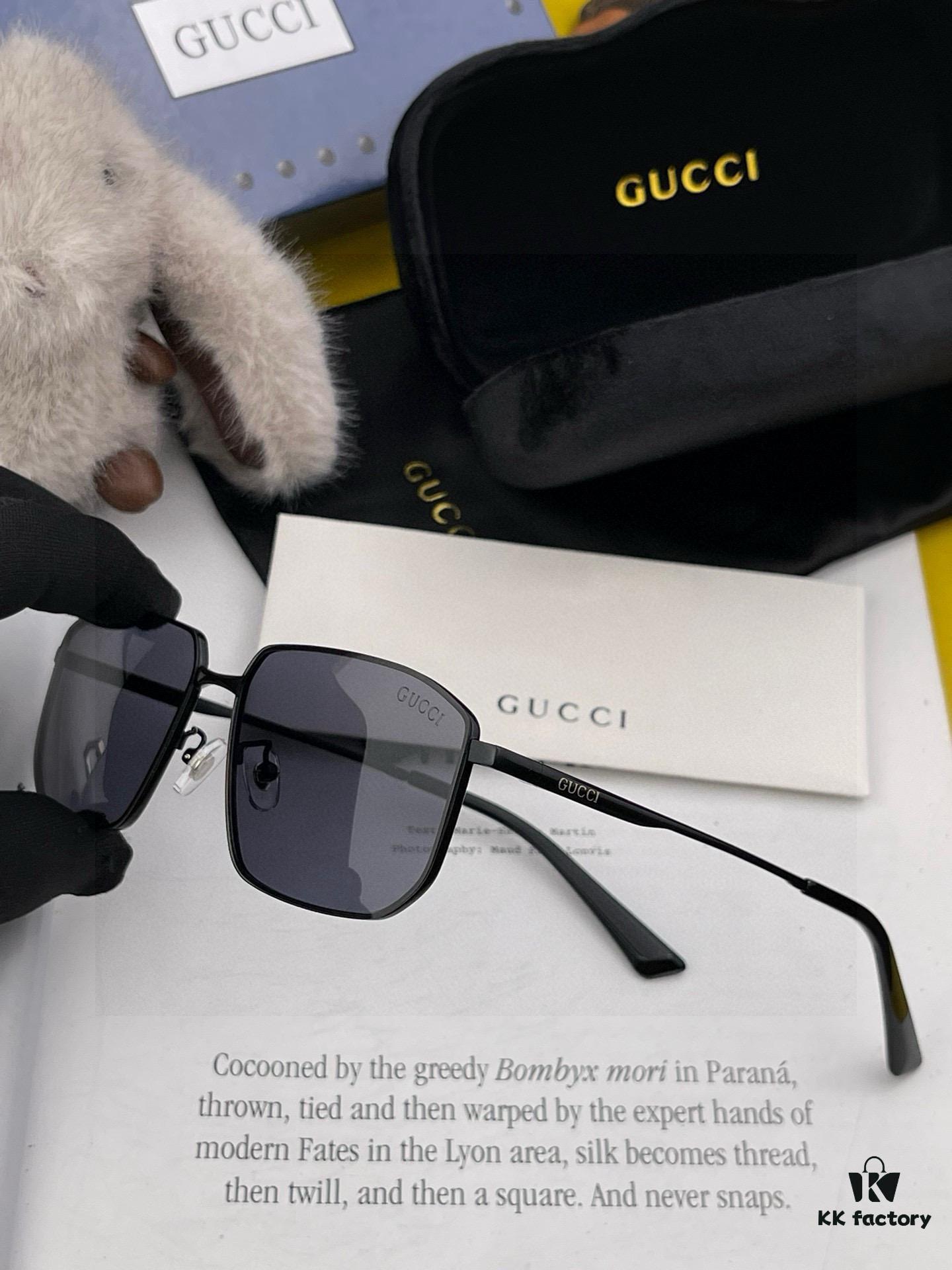 GUCCI Men's Colorful Pilot Polarized Sunglasses