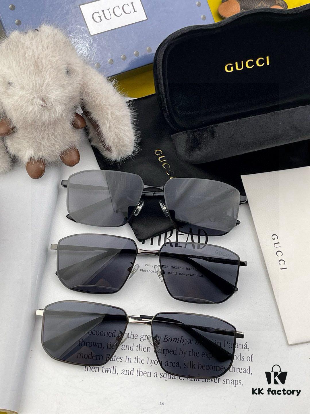 GUCCI Men's Colorful Pilot Polarized Sunglasses