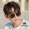 Gucci High-Quality Unisex Sunglasses, Polarized Pilot Frames with Imported Polaroid Lenses, Stylish and Slimming Aviator Design for Driving, Fishing, and Outdoor Use, Korean Fashion Style, Model: G5381