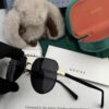 Gucci High-Quality Unisex Sunglasses, Polarized Pilot Frames with Imported Polaroid Lenses, Stylish and Slimming Aviator Design for Driving, Fishing, and Outdoor Use, Korean Fashion Style, Model: G5381