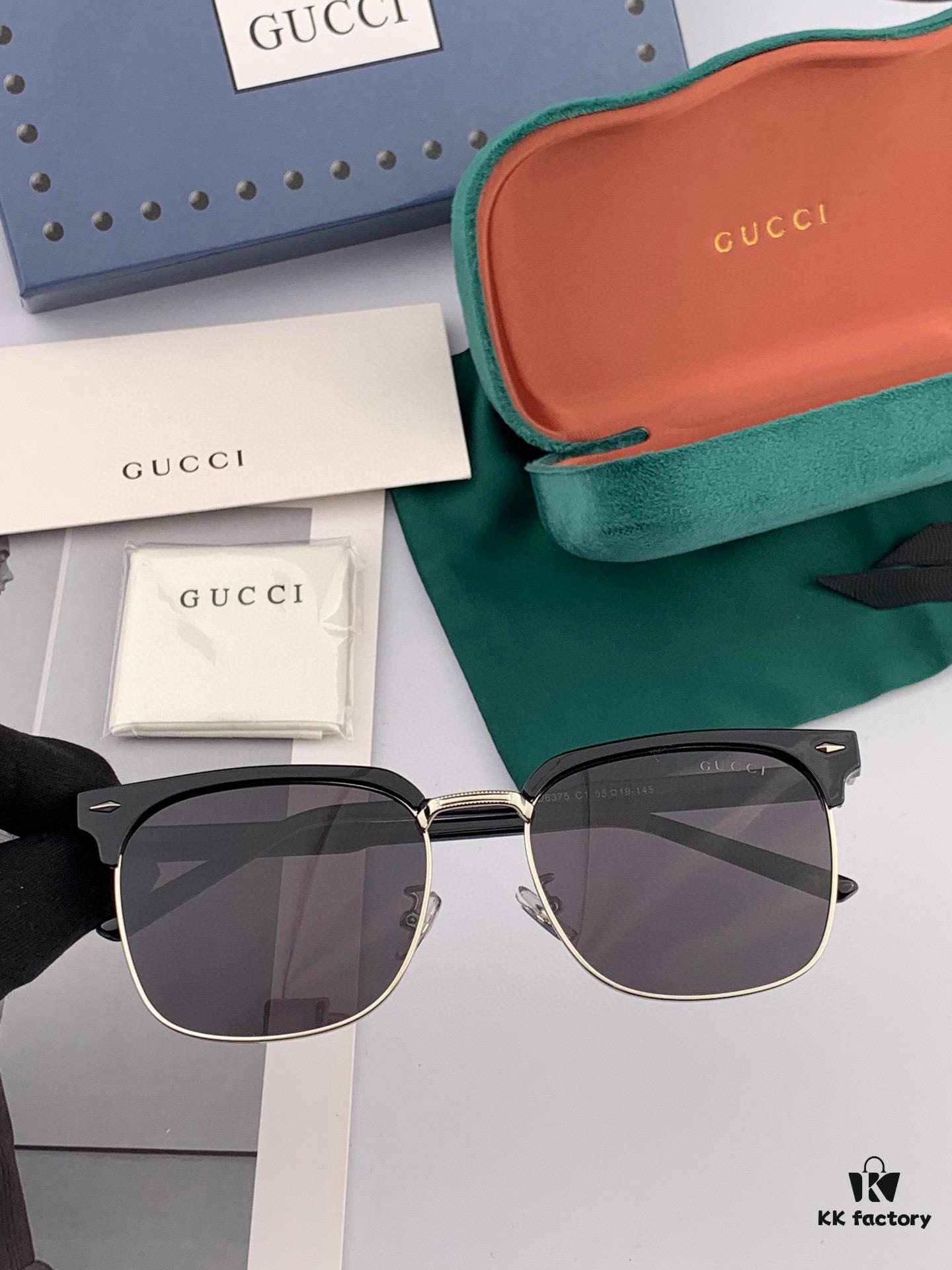 GUCCI - Polarized Sunglasses 2025 Spring New Arrival Trendy Fashion Square Frame Polarized Sunglasses High Quality Comfortable Wear Influencer Style Sunglasses for Women HD Polarized Lens