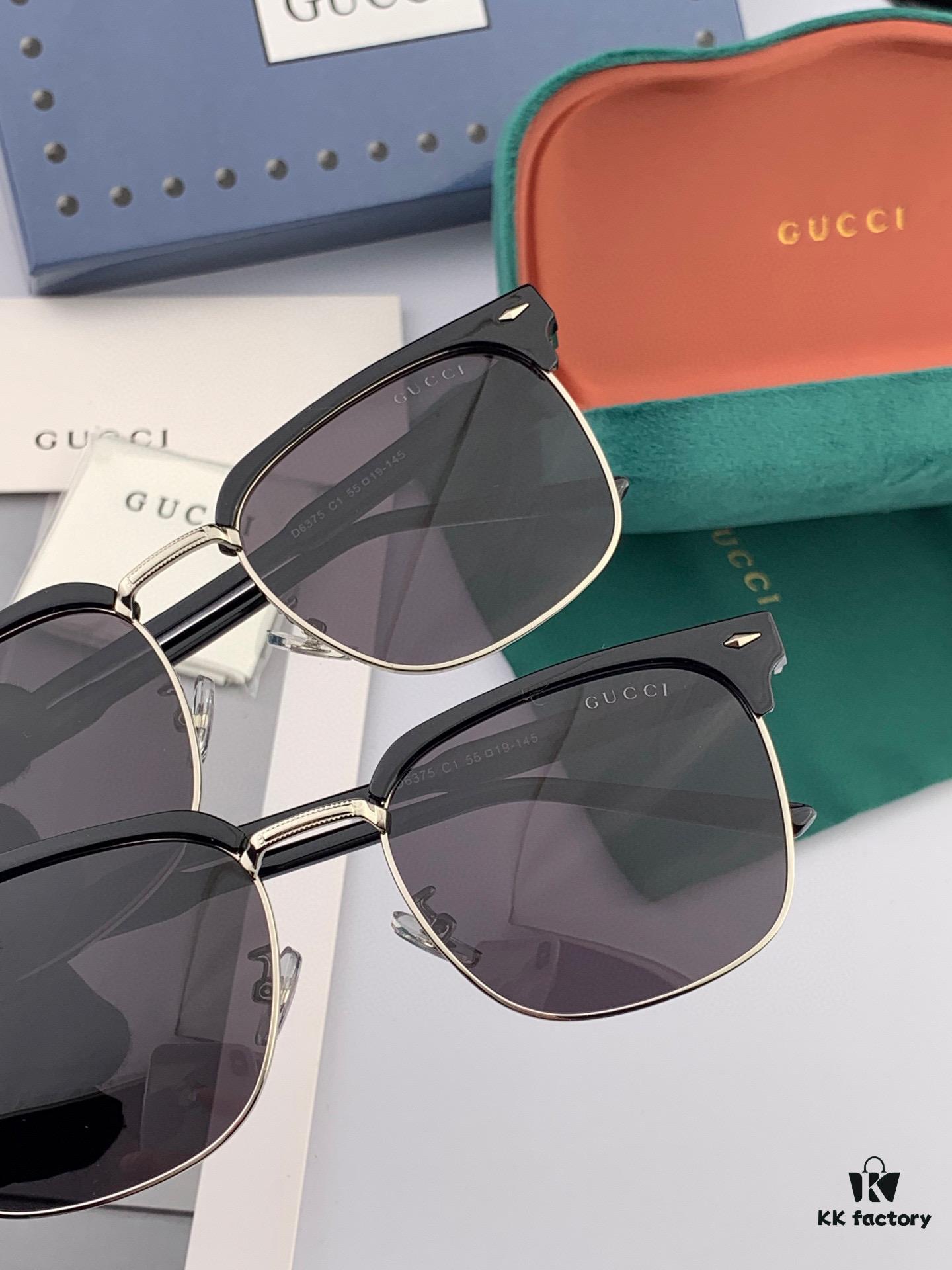 GUCCI - Polarized Sunglasses 2025 Spring New Arrival Trendy Fashion Square Frame Polarized Sunglasses High Quality Comfortable Wear Influencer Style Sunglasses for Women HD Polarized Lens