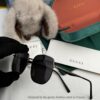 Gucci High-Quality Unisex Sunglasses with Imported Polarized Lenses, Stylish Oversized Aviator Design for Driving and Fishing, UV Protection