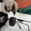 Gucci High-Quality Unisex Sunglasses with Imported Polarized Lenses, Stylish Oversized Aviator Design for Driving and Fishing, UV Protection