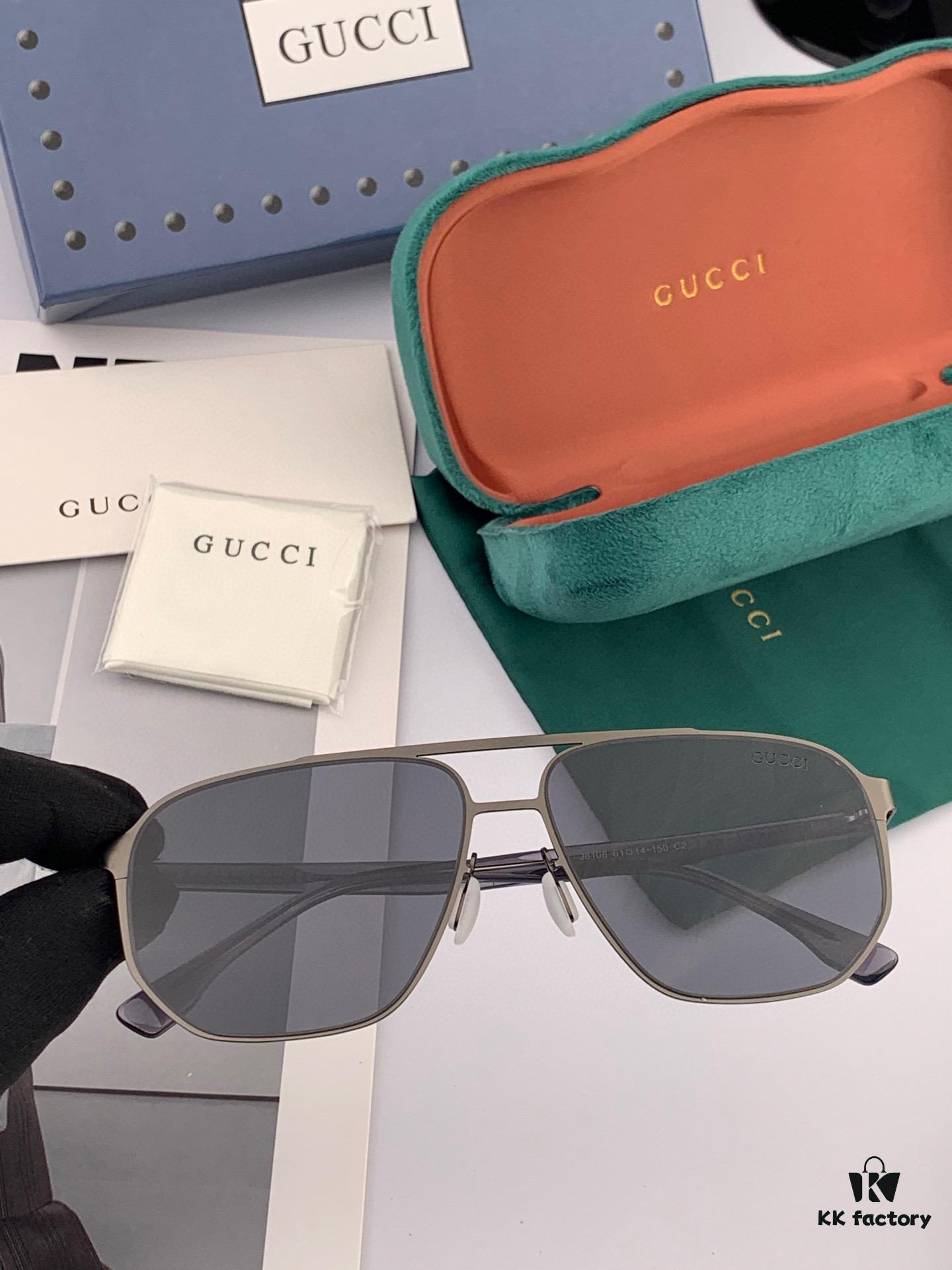 GUCCI Men's Colorful Pilot Polarized Sunglasses