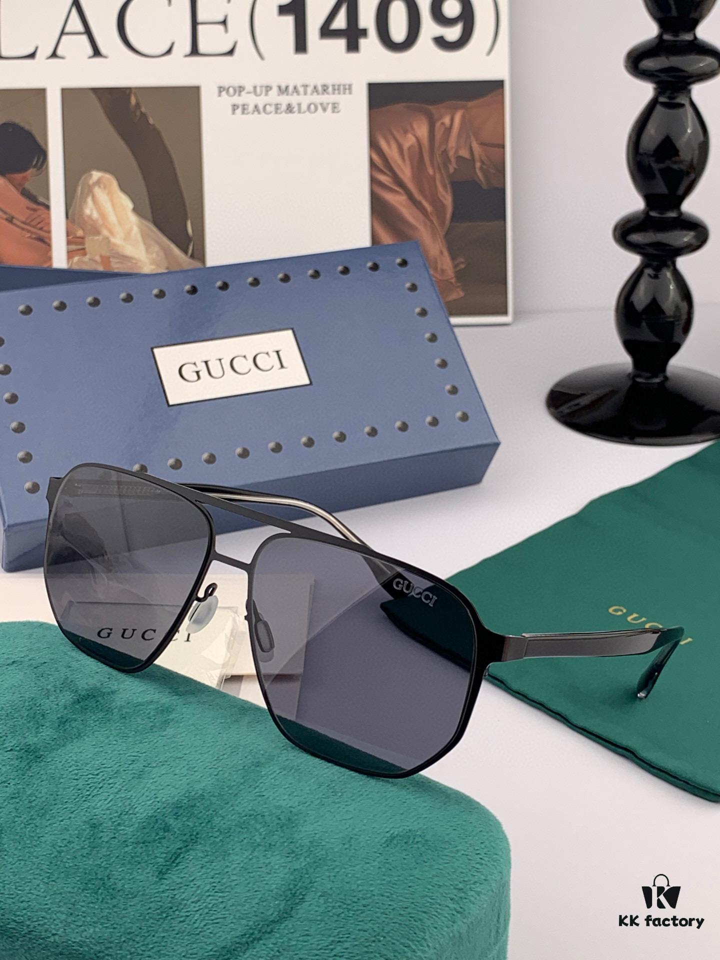 GUCCI Men's Colorful Pilot Polarized Sunglasses