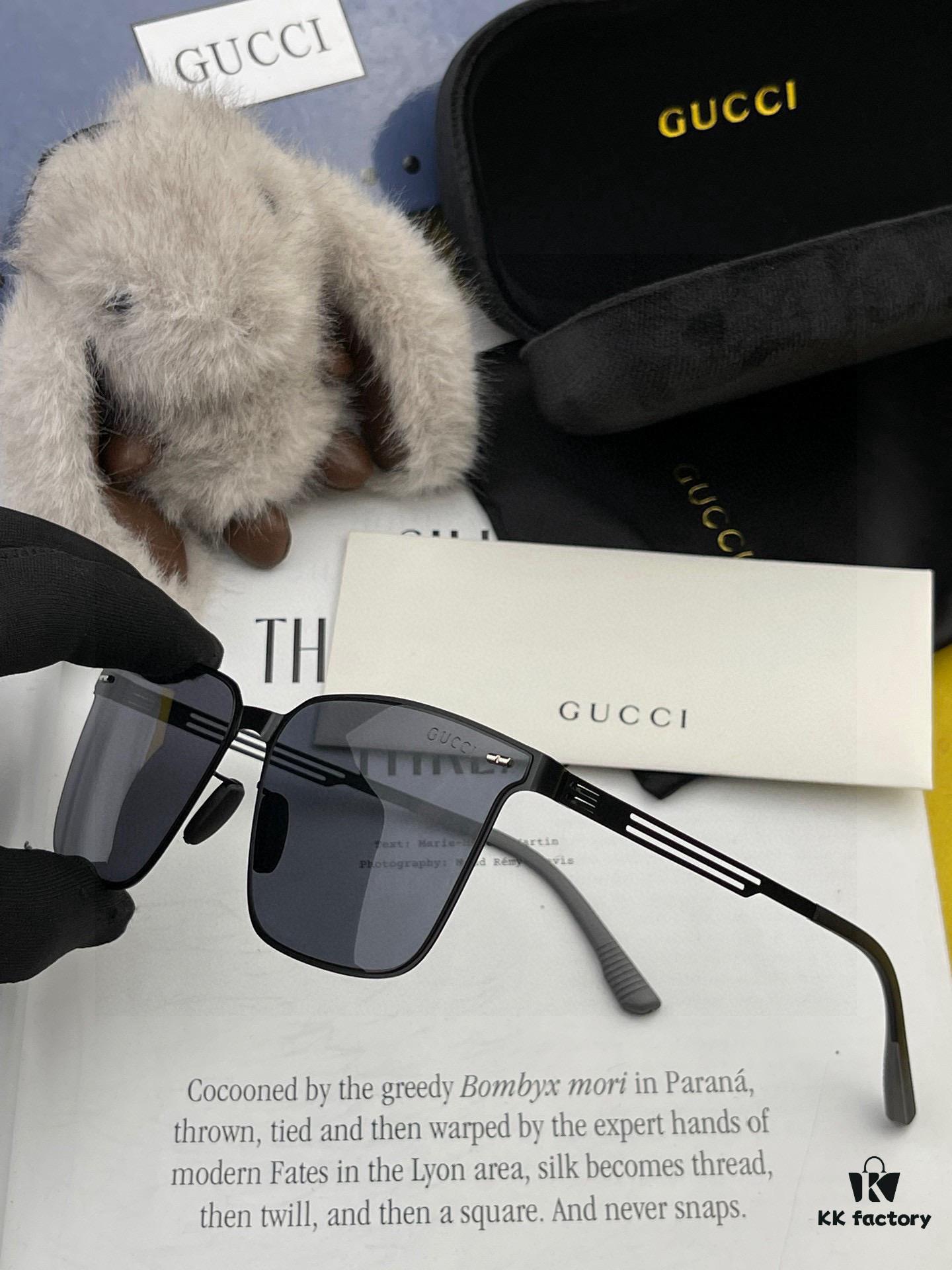 GUCCI Men's Colorful Pilot Polarized Sunglasses