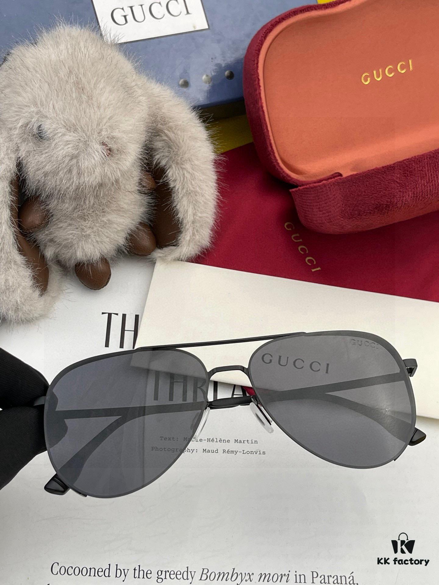 GUCCI Men's Colorful Pilot Polarized Sunglasses