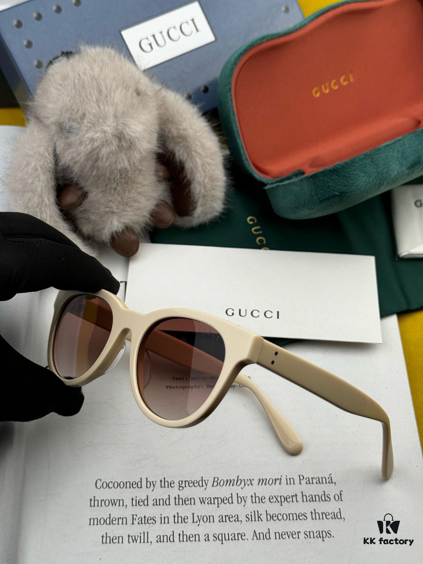 GUCCI 2025 Spring New Unisex Oversized Sunglasses, Model G500