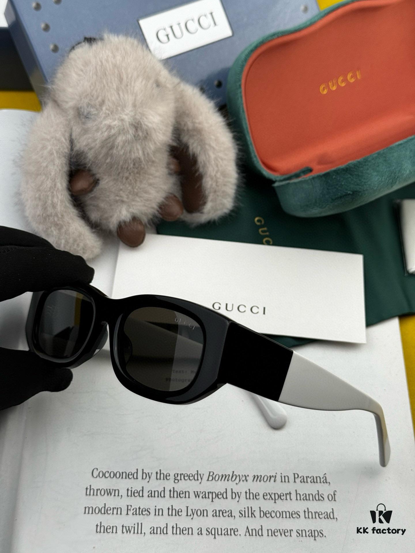 GUCCI 2025 Spring New One-Piece Sunglasses, Oversized Unisex Sun Glasses