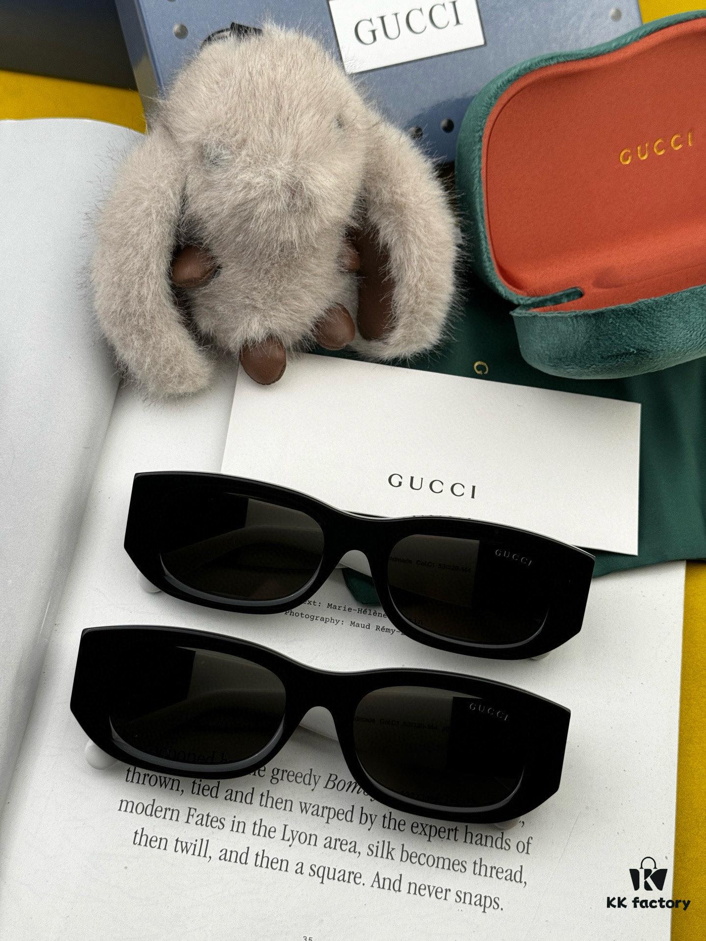 GUCCI 2025 Spring New One-Piece Sunglasses, Oversized Unisex Sun Glasses