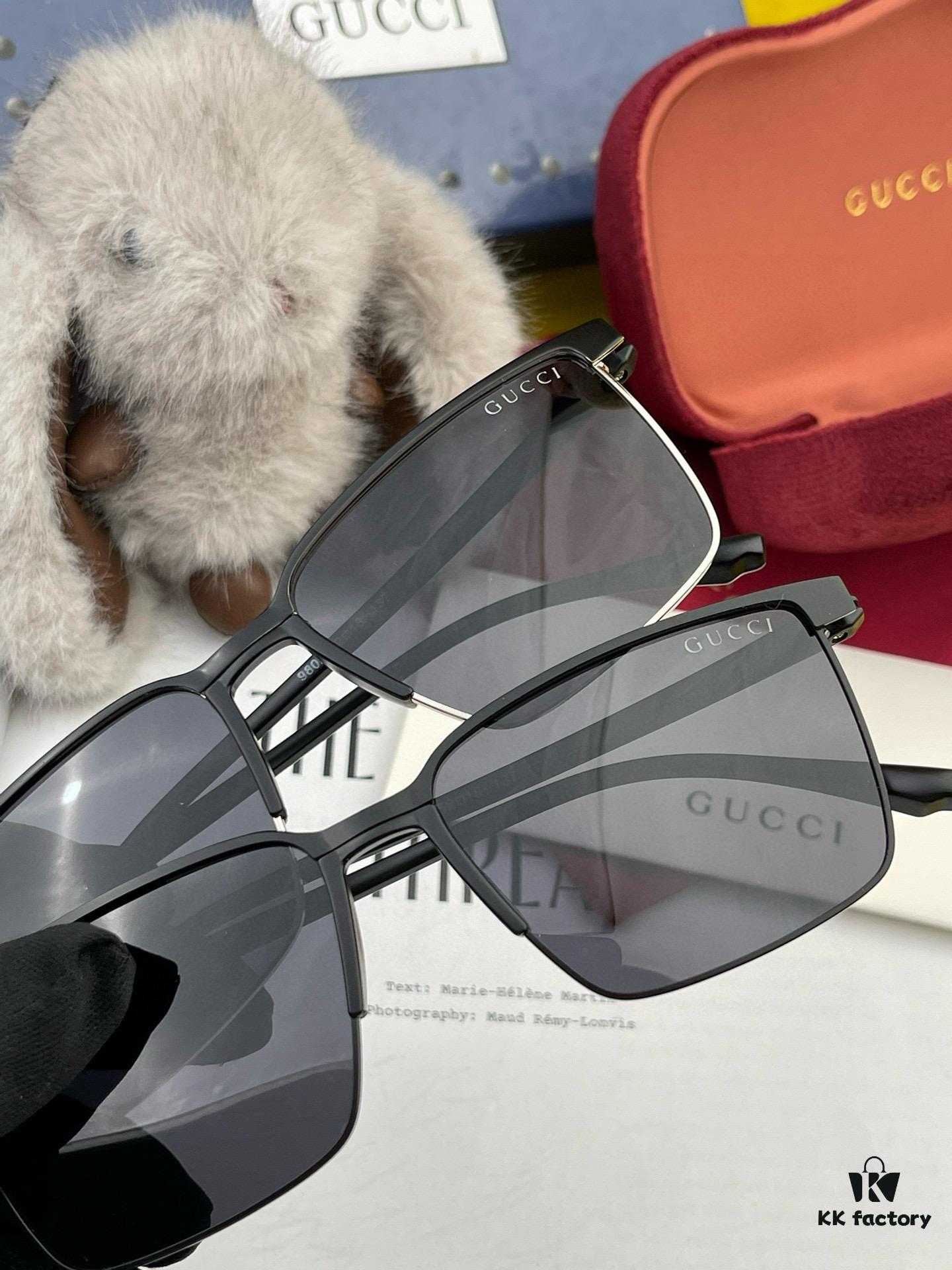 GUCCI 2025 New Couple's Polarized Sunglasses, Premium Quality, Unique Design, Fits All Face Shapes, Classic and Stylish Unisex Sunglasses