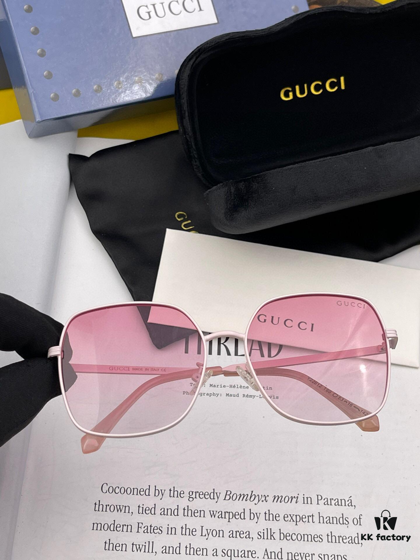 GUCCI 2025 Spring New Arrival Latest Rectangular Sunglasses, Favored by Influencers for Ultimate Style and Charm
