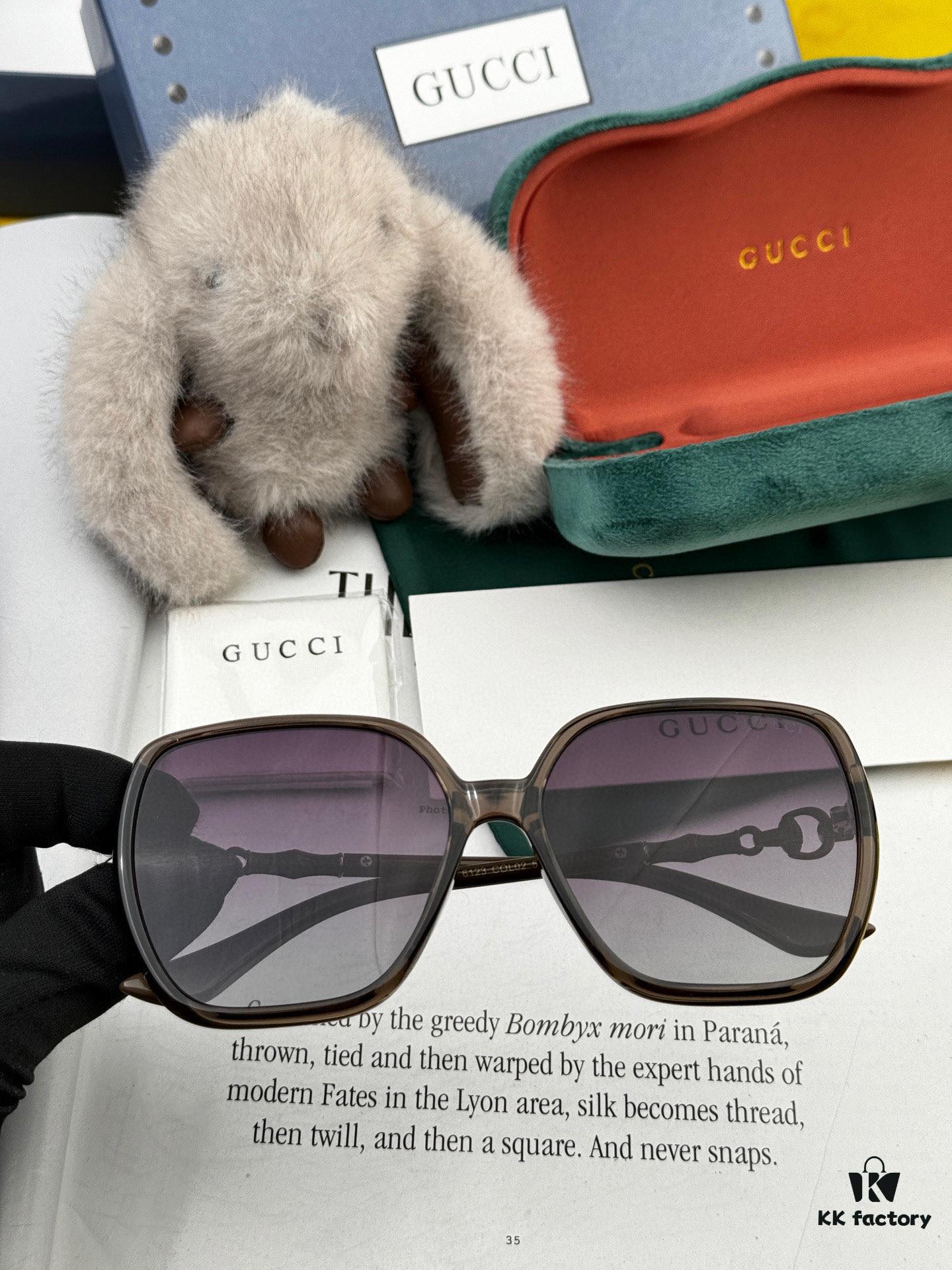 Gucci 2025 New Arrival Sunglasses, Exquisite and Elegant Bamboo Design, Comfortable to Wear, Highly Recommended Model: G3612