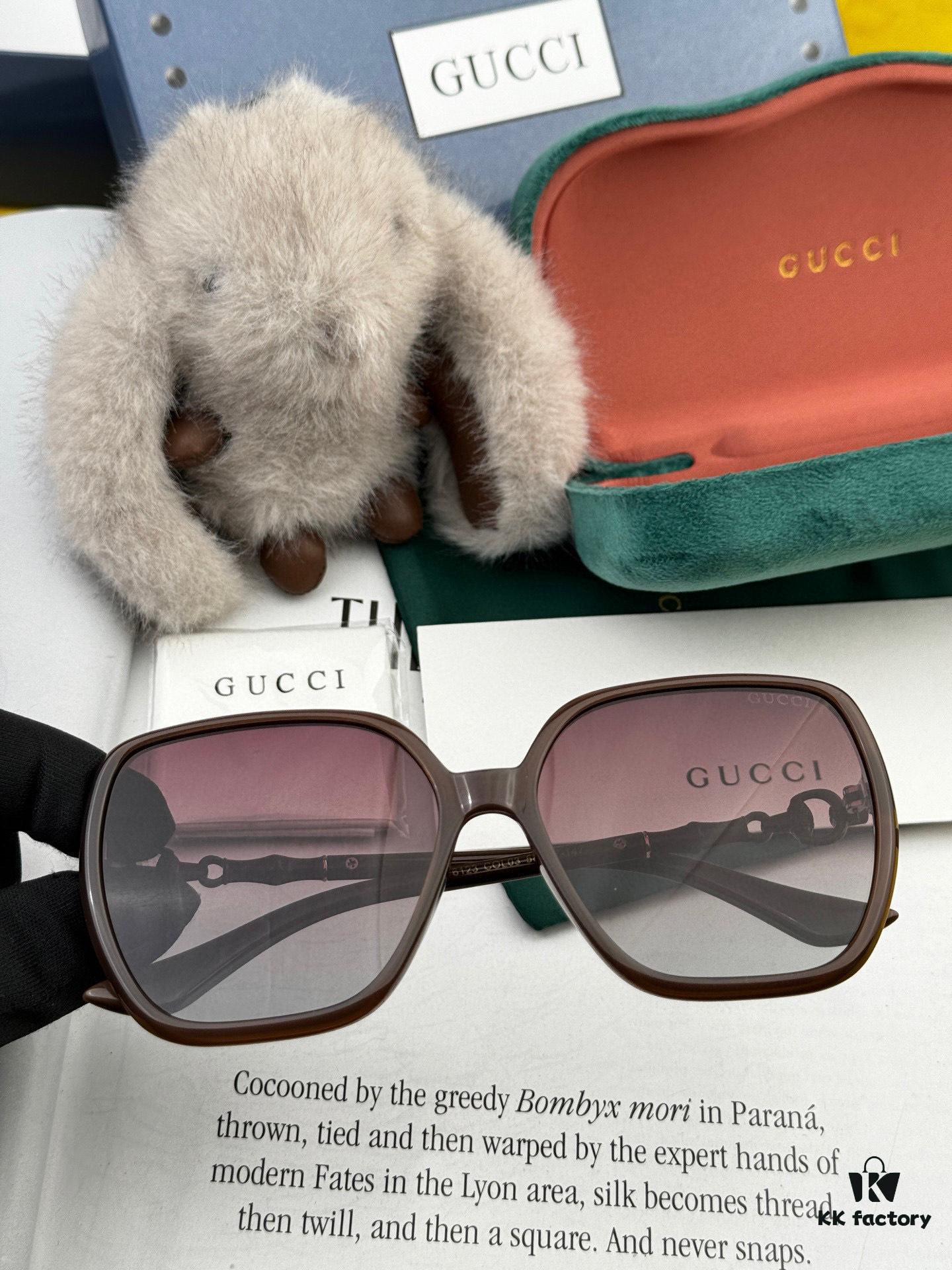 Gucci 2025 New Arrival Sunglasses, Exquisite and Elegant Bamboo Design, Comfortable to Wear, Highly Recommended Model: G3612