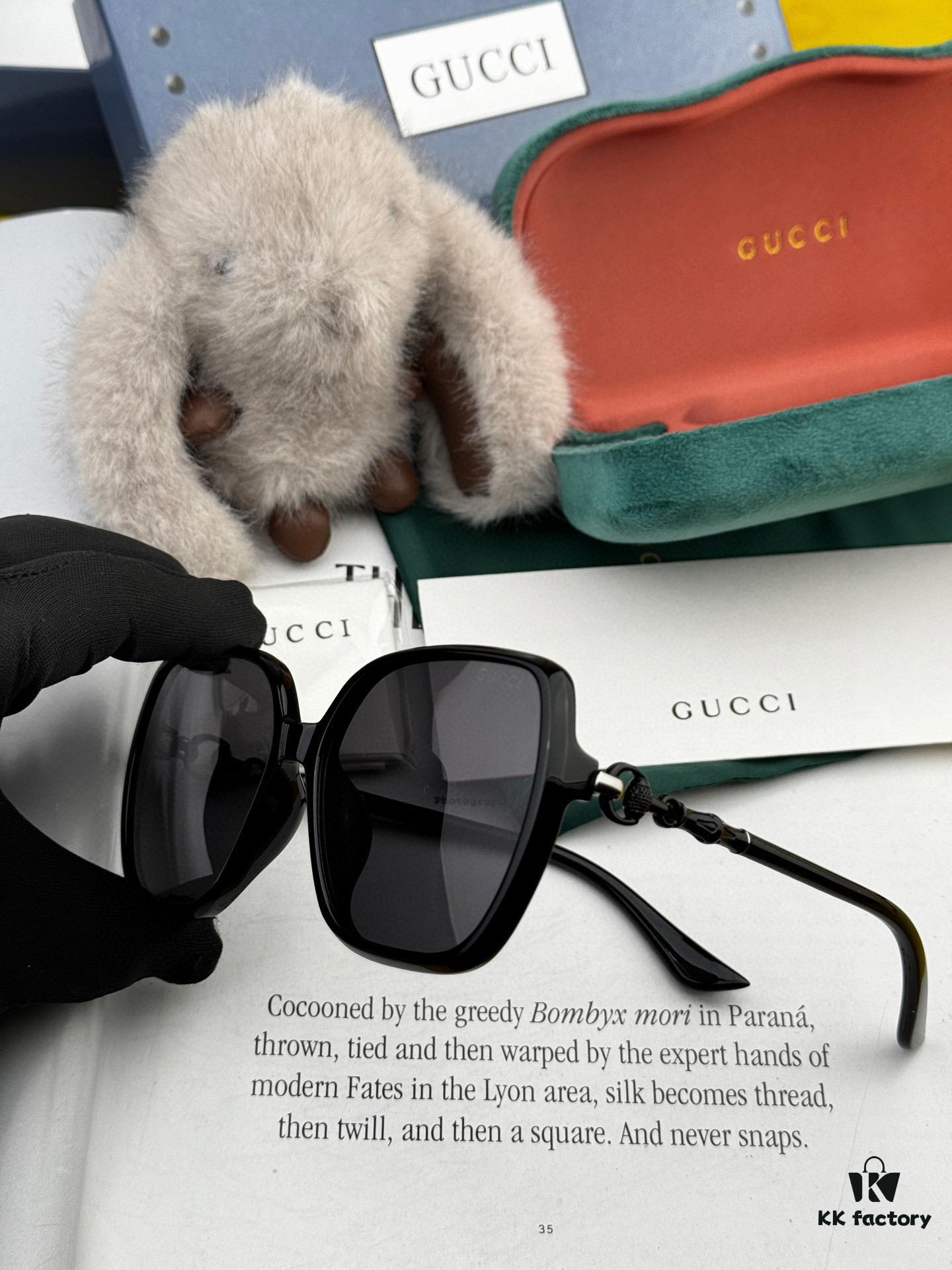 Gucci 2025 New Arrival Sunglasses, Exquisite and Elegant Bamboo Design, Comfortable to Wear, Highly Recommended Model: G3612