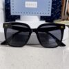 Gucci 2025 New Retro Sunglasses for Women, Large Square Frame, Slimming Design with Logo, UV Protection Unisex Sun Glasses