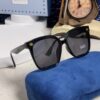 Gucci 2025 New Retro Sunglasses for Women, Large Square Frame, Slimming Design with Logo, UV Protection Unisex Sun Glasses