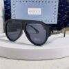 Gucci 2025 Collection High-End Unisex Pilot Sunglasses, European Celebrity-Inspired Frog-Shaped Eyewear, Fashionable Sun and Myopia Glasses