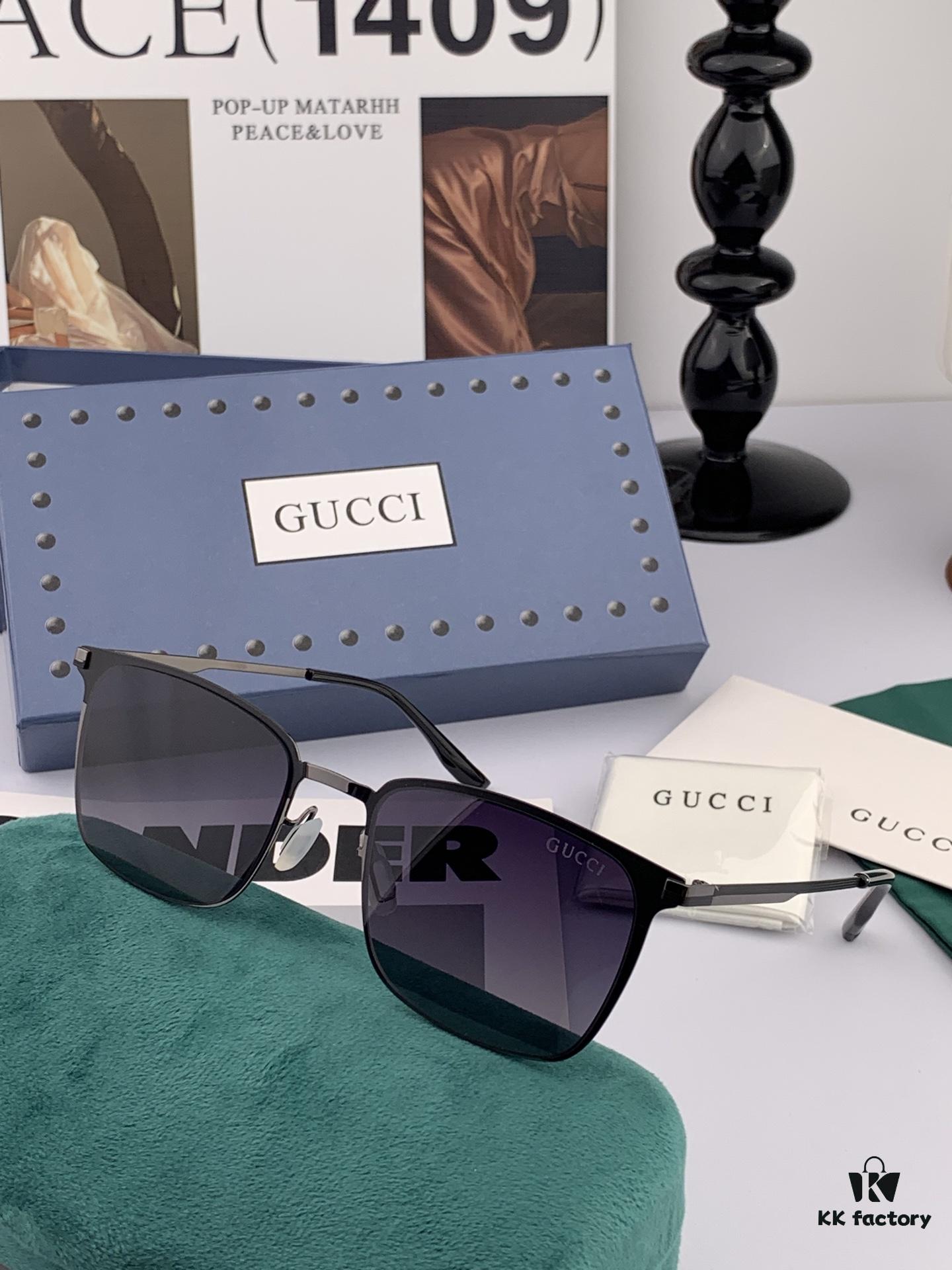 GUCCI-2025 New Men's and Couples' Sunglasses with Electroplated Fade-Resistant Finish