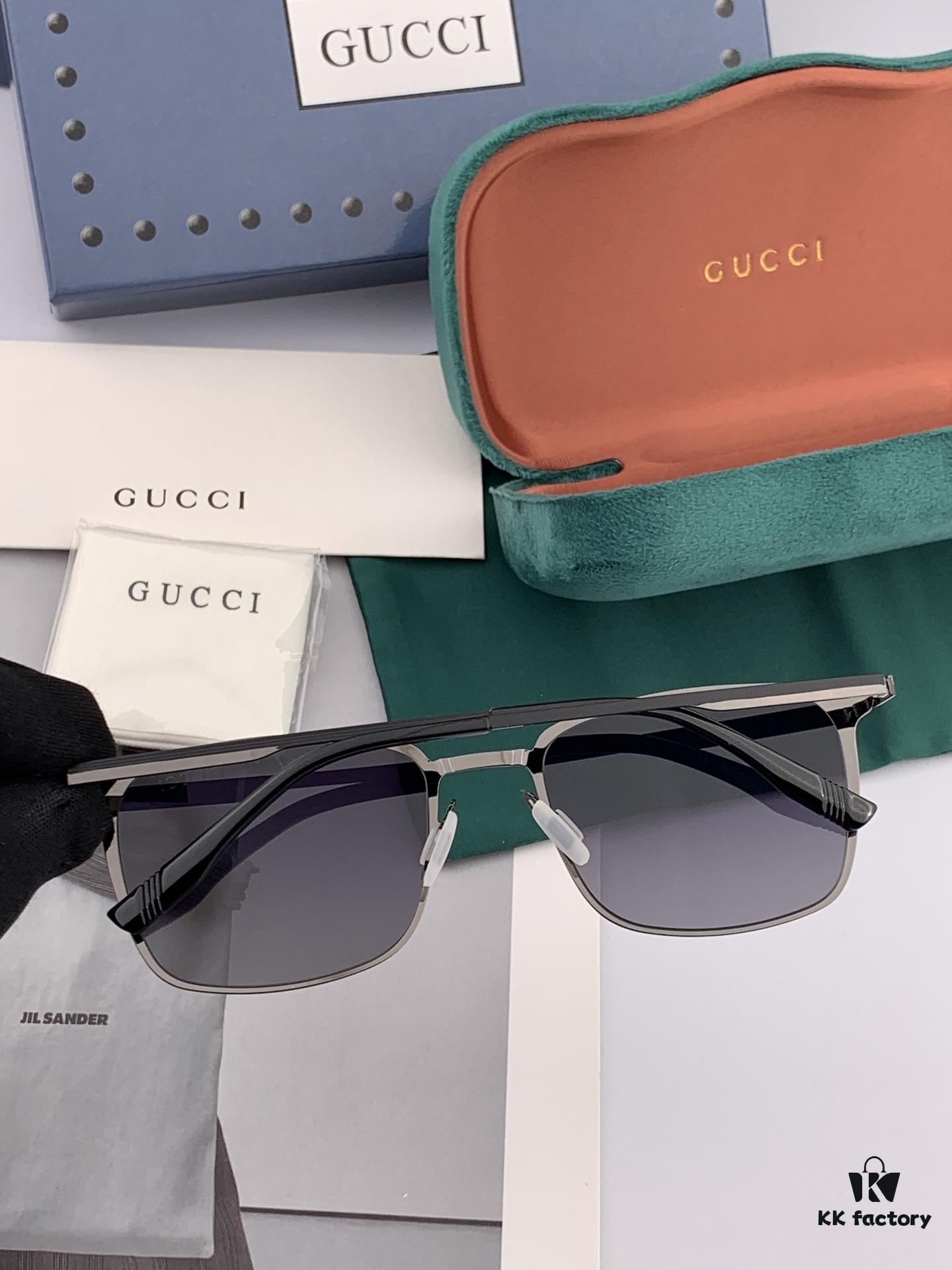 GUCCI-2025 New Men's and Couples' Sunglasses with Electroplated Fade-Resistant Finish