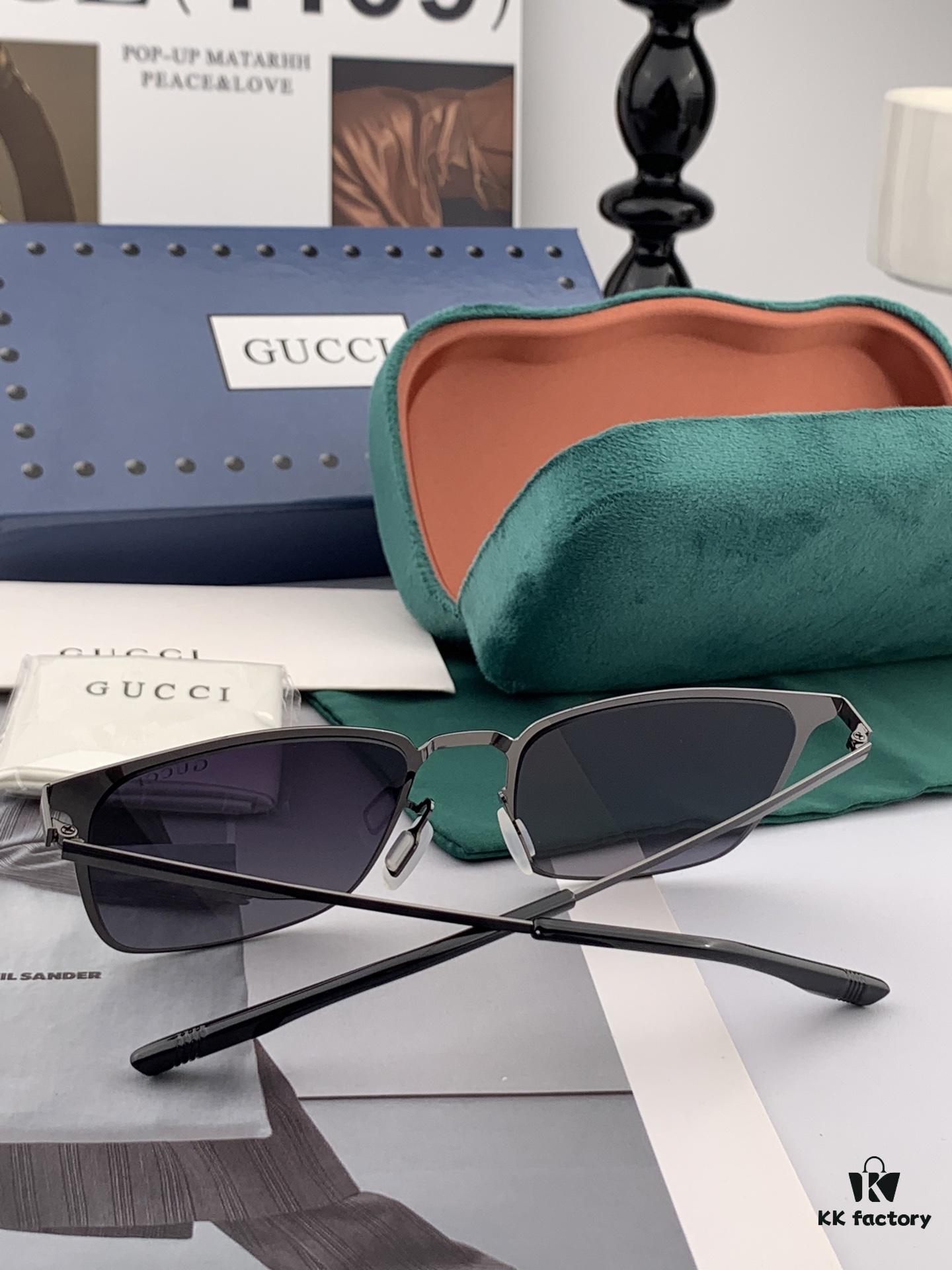 GUCCI-2025 New Men's and Couples' Sunglasses with Electroplated Fade-Resistant Finish