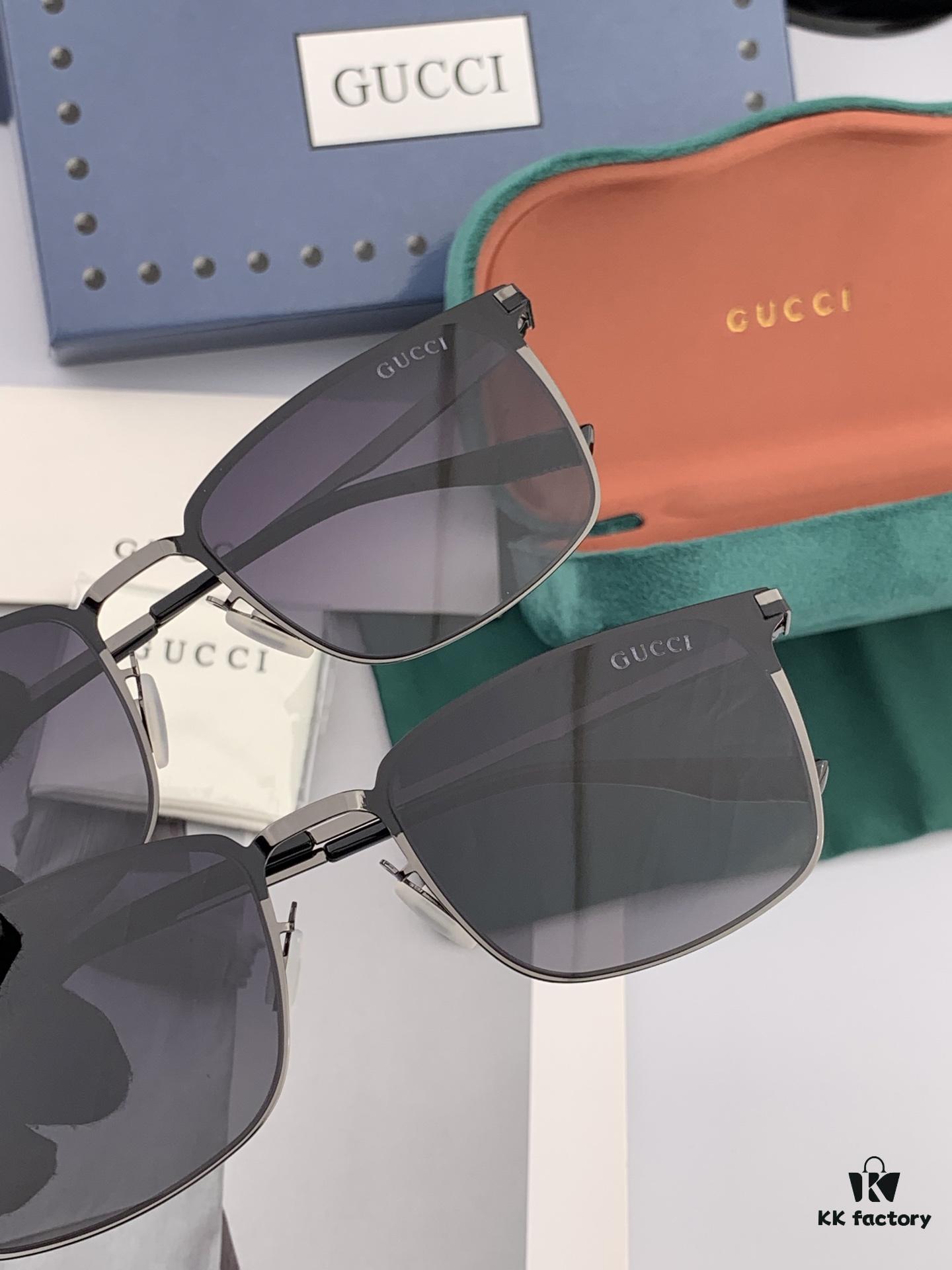 GUCCI-2025 New Men's and Couples' Sunglasses with Electroplated Fade-Resistant Finish