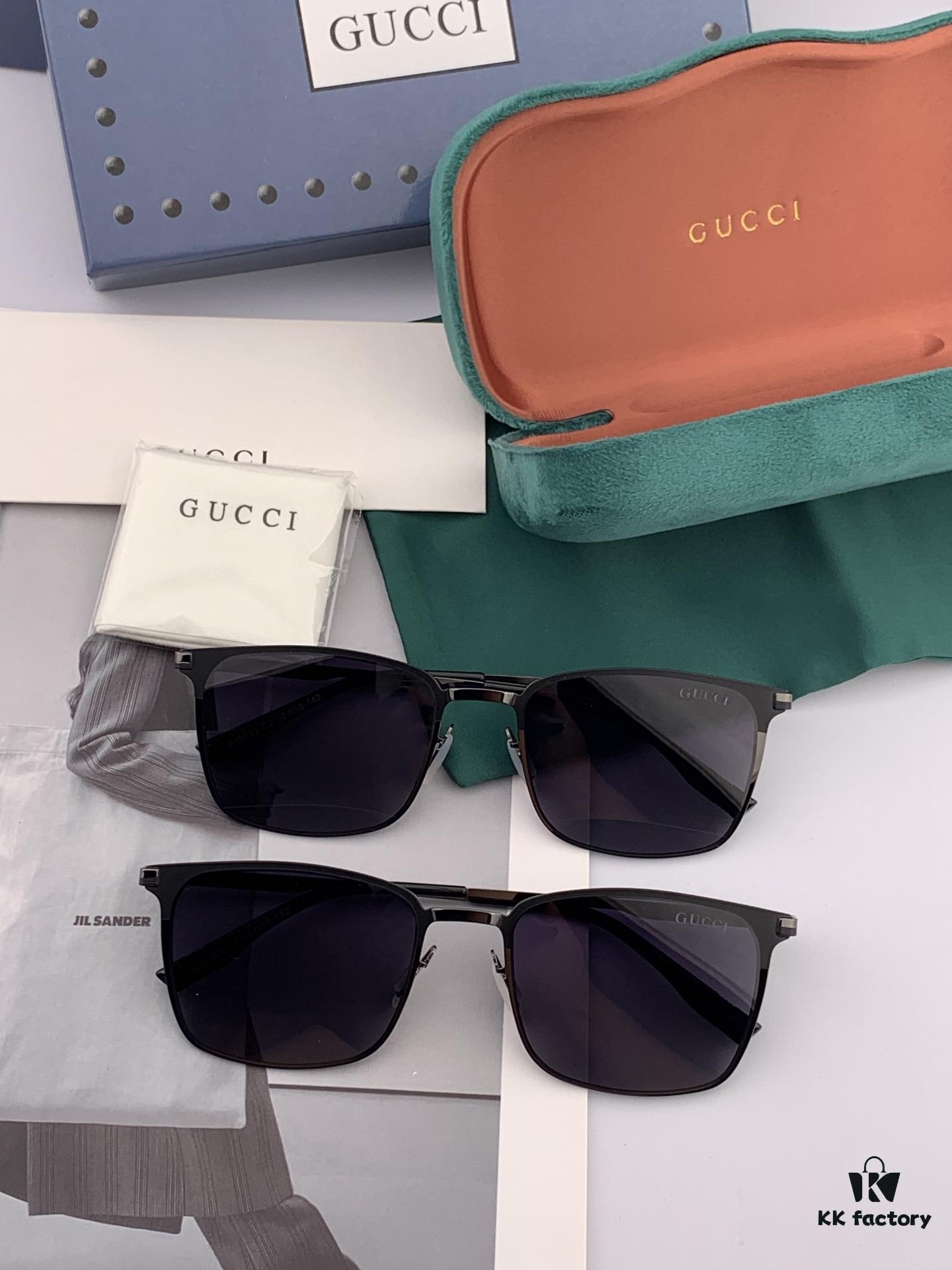 GUCCI-2025 New Men's and Couples' Sunglasses with Electroplated Fade-Resistant Finish